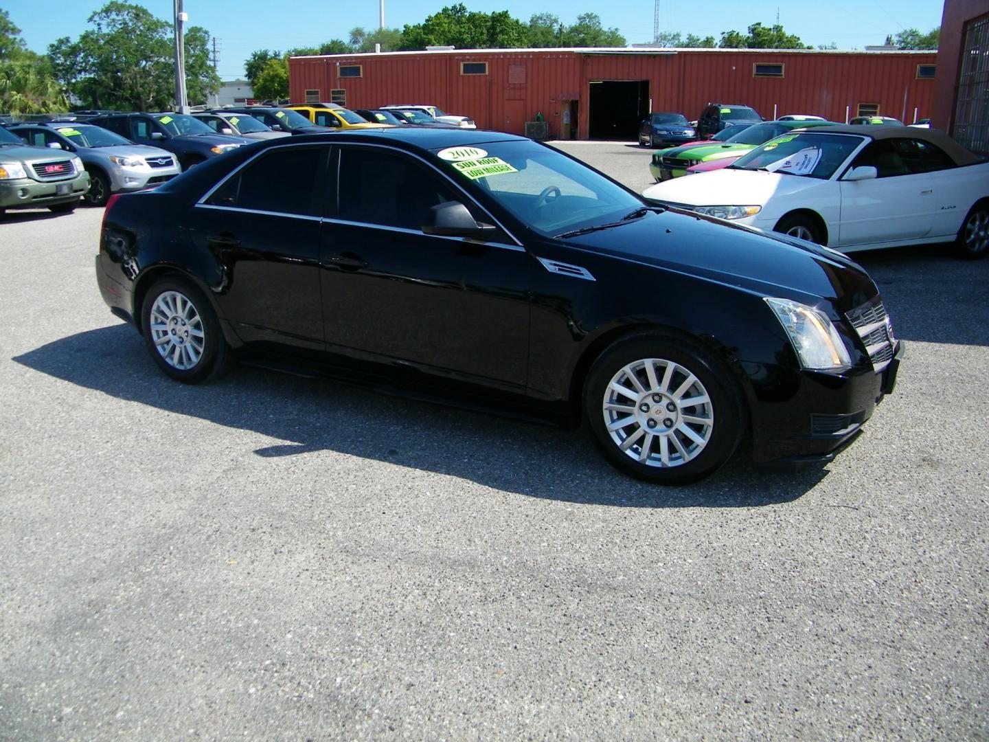 2010 Black /Black Cadillac CTS 3.0L Luxury AWD w/ Navi (1G6DH5EG7A0) with an 3.0L V6 DOHC 24V engine, 6-Speed Automatic transmission, located at 4000 Bee Ridge Road, Sarasota, FL, 34233, (941) 926-0300, 27.298664, -82.489151 - Photo#7